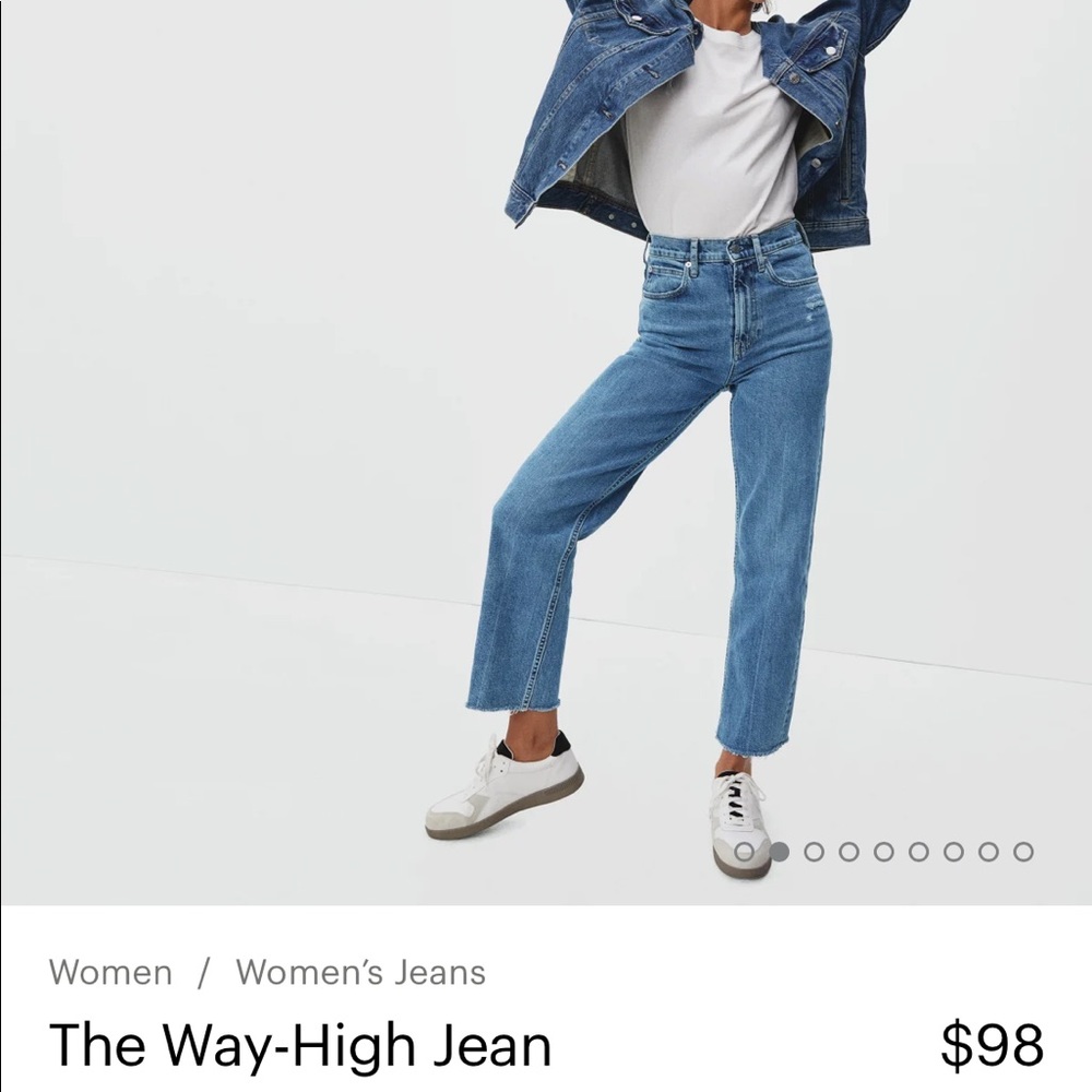 Everlane - The Way High Jean (Distressed)